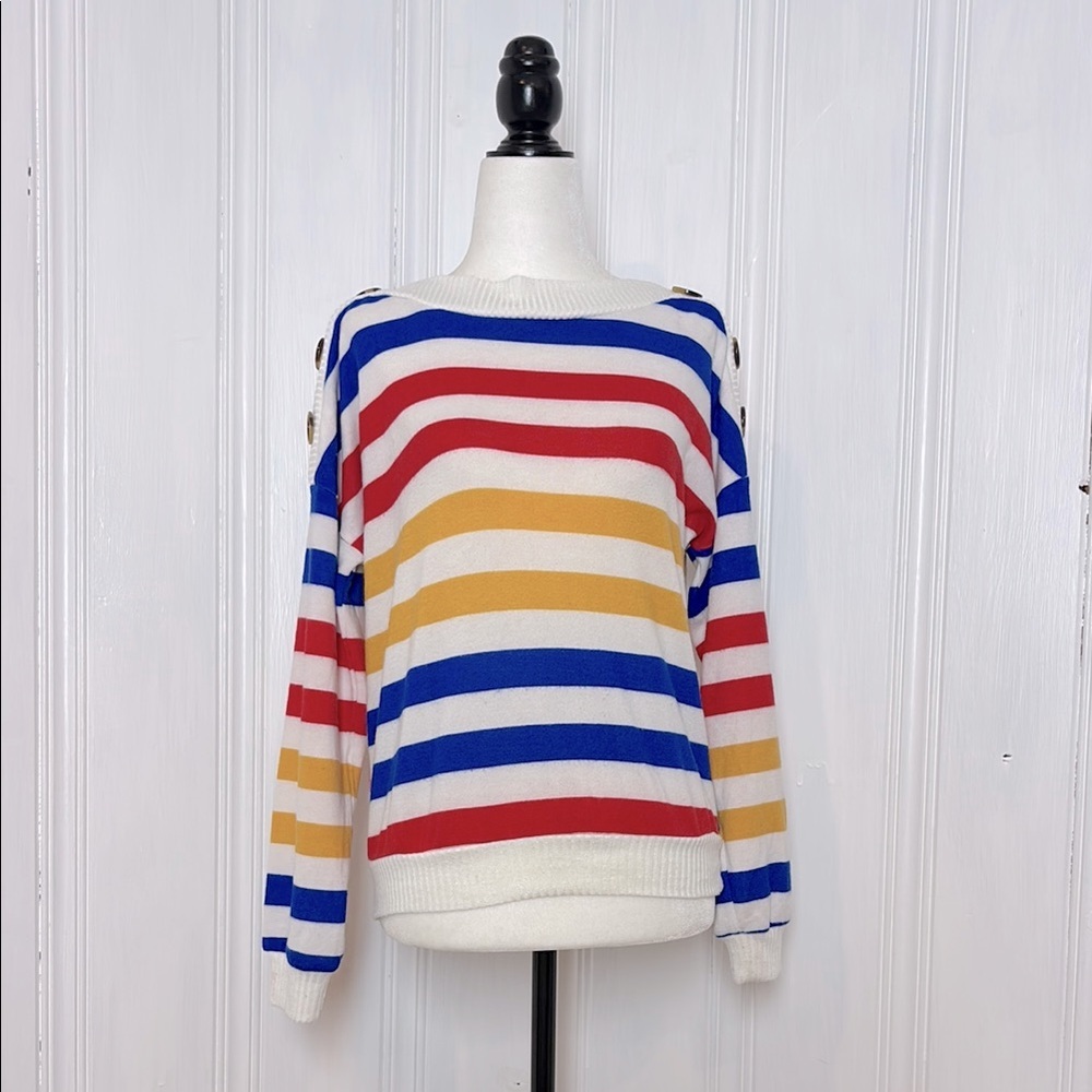 MINE Bold Striped Sailor Sweater
